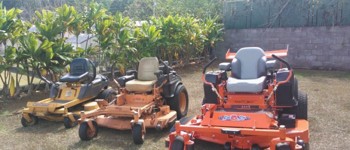 scag bad boy cub cadet mowers honokaa